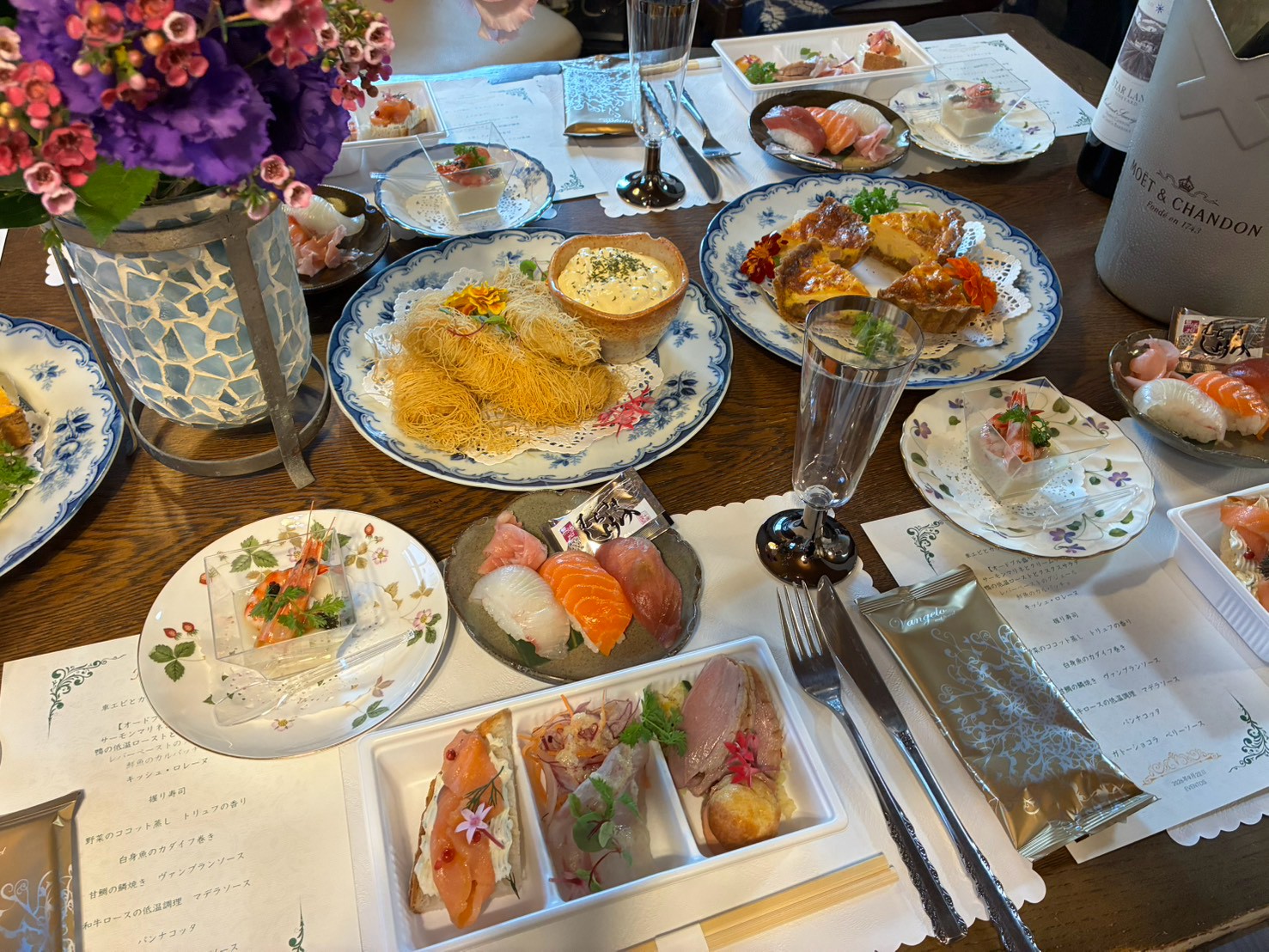 特別な日のホームパーティもお任せください
